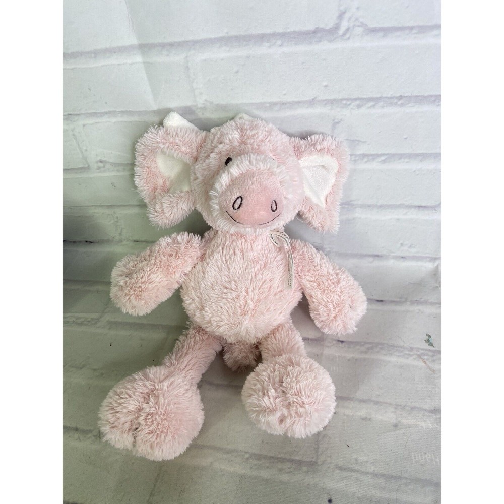 Happy Horse Animal Farm Paris The Pig Pink Musical Baby Stuffed Plush Toy WORKS